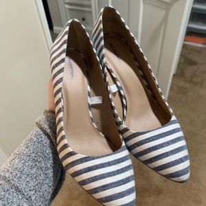 Merona striped heels